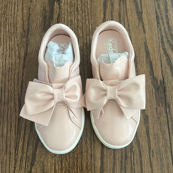 New in Box! Keds x Kate Spade pink bow sneakers - Picture 4 of 4
